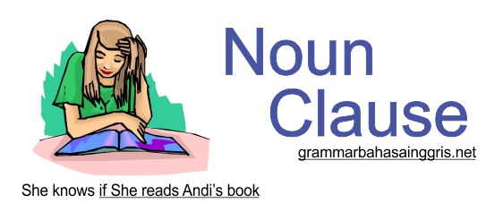Pengetian Noun Clause serta Contoh Kalimat dan Soal